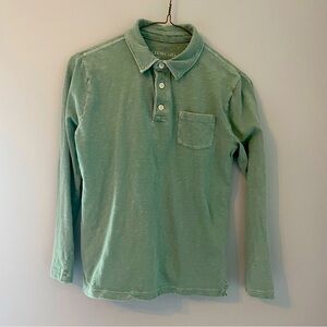 J crew crewcuts kids long sleeve polo size large